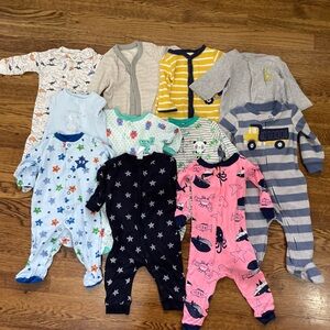 Used 11 Pieces of 6 Months Baby onesies